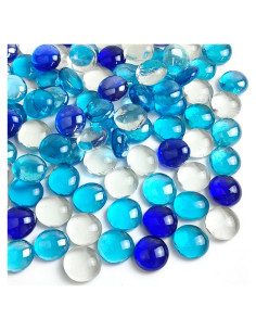 Canicas de Vidrio Planas FANTIAN 2,27 kg 500 Pcs Decorativas