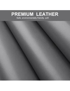 Parche de Reparación de Cuero Luevita 43x305 cm Autoadhesivo Gris 2