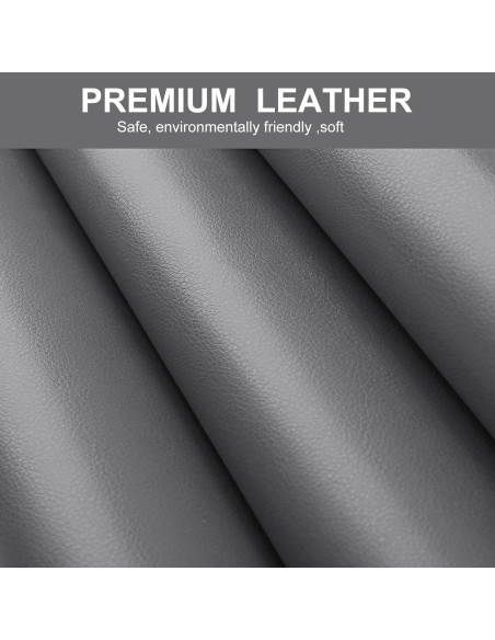 Parche de Reparación de Cuero Luevita 43x305 cm Autoadhesivo Gris