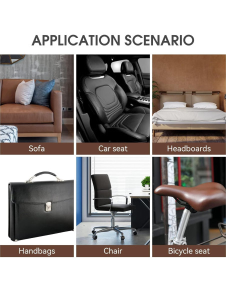 Parche de Reparación de Cuero Luevita 43x305 cm Autoadhesivo Gris