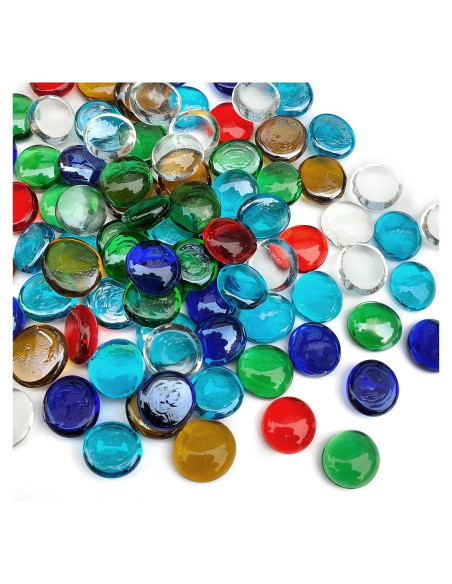 10 kg de gemas de vidrio FANTIAN multicolores decorativas