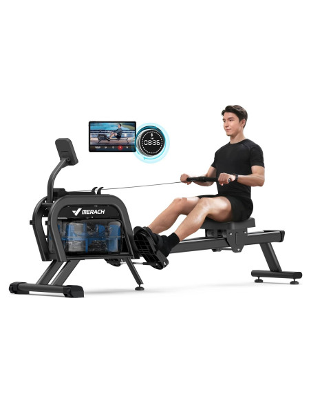 Máquina de Remo MERACH R06 Magnética y de Agua 158.8 kg