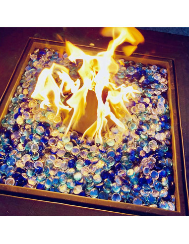 10 kg de gemas de vidrio FANTIAN multicolores decorativas