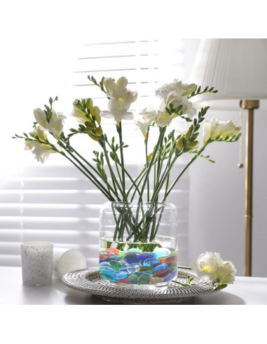 10 kg de gemas de vidrio FANTIAN multicolores decorativas