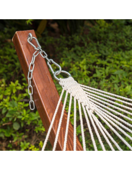 Hamaca Doble Lazy Daze 3.58m Algodón Tejida para 2 Personas