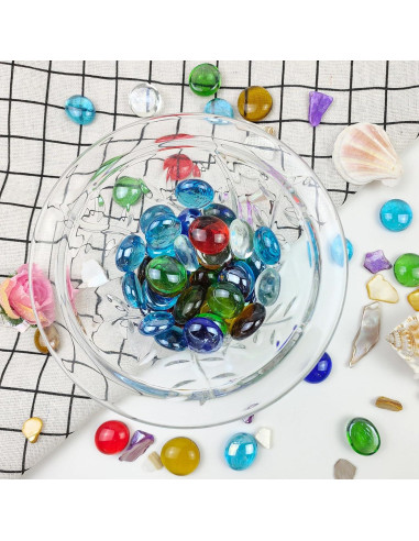 10 kg de gemas de vidrio FANTIAN multicolores decorativas