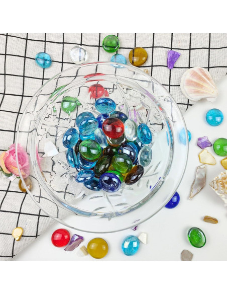 10 kg de gemas de vidrio FANTIAN multicolores decorativas
