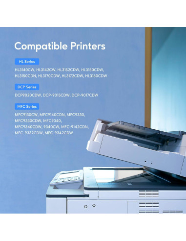 Cartucho de Tóner TN221 TN225 WEAREC Compatible 4 Piezas