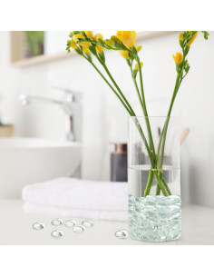 Perlas de Vidrio Transparentes FANTIAN 0,45 kg 100 Pcs 2