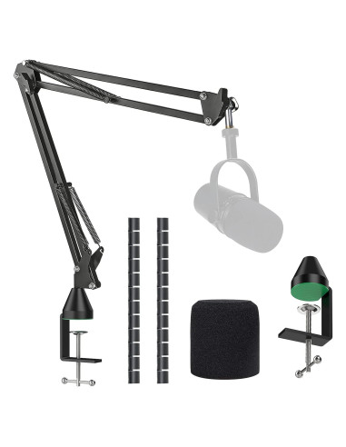 Brazo de Boom YOUSAHRES para Micrófonos Shure MV7 MV7X MV7+