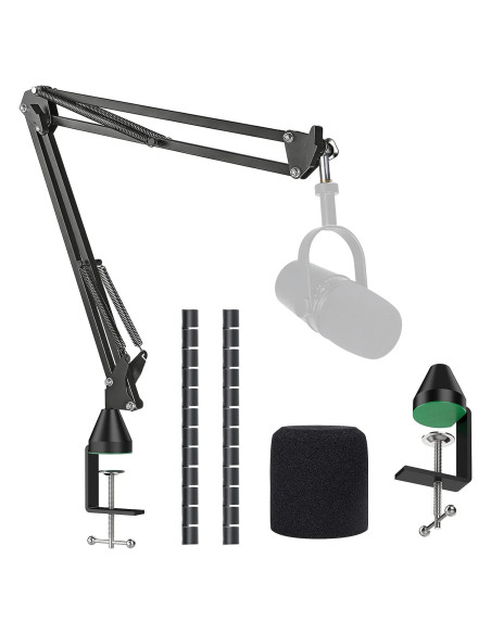 Brazo de Boom YOUSAHRES para Micrófonos Shure MV7 MV7X MV7+