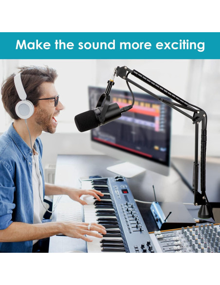 Brazo de Boom YOUSAHRES para Micrófonos Shure MV7 MV7X MV7+
