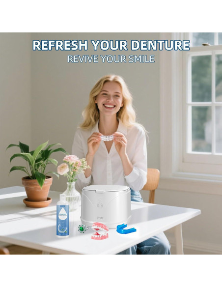 Limpiador Ultrasonico Bcom 240 ml para Retenedores y Joyería