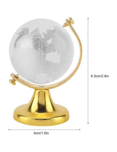 Globo Decorativo AUNMAS Esfera de Cristal 6.5x4cm Oro 2
