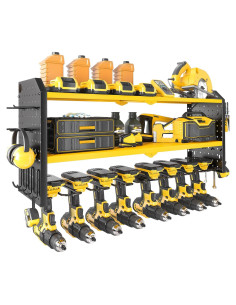 Organizador de Herramientas Eléctricas KAFAHOM 3 Capas 8 Taladros