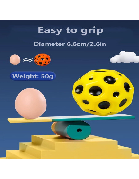 Pelota de Rebote BBLING TLQ-2 7cm Brilla en la Oscuridad