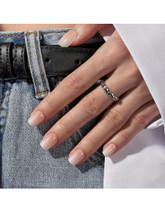 Uñas de Gel Presionadas BTArtbox 30 Piezas Crema de Vainilla 2