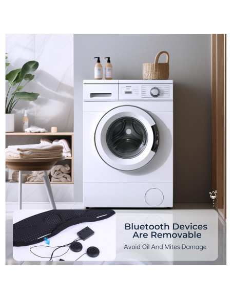 Máscara de Sueño Bluetooth LC-dolida con Ruido Blanco Rosa