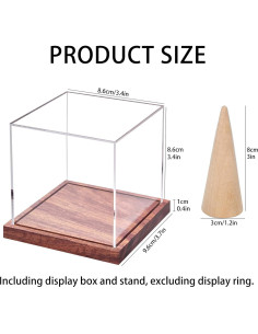 Expositor de Anillos de Campeonato LiTY - Acrílico Transparente 2