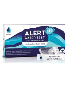 Kit de Prueba de Agua Aquagenx Alert P/A - 10 Paquete para E. Coli