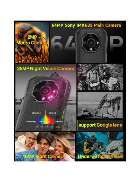 Ulefone Armor X32 Pro 5G - 16GB RAM, 256GB, 5500mAh, Naranja