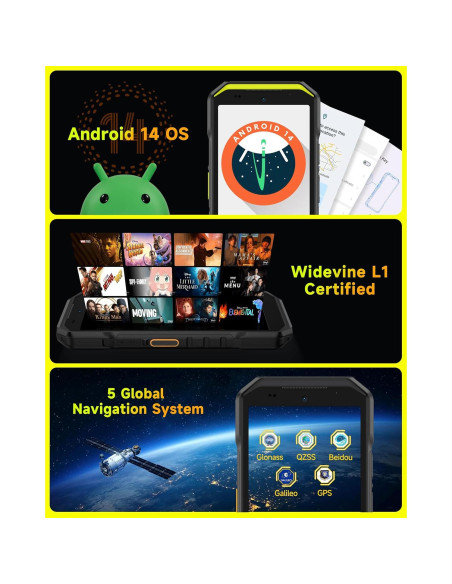 Ulefone Armor X32 Pro 5G - 16GB RAM, 256GB, 5500mAh, Naranja