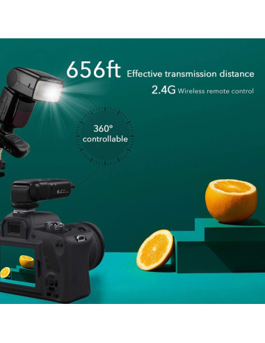 Conjunto Inalámbrico AODELAN FT-8 con 8 Canales y Rango 200m