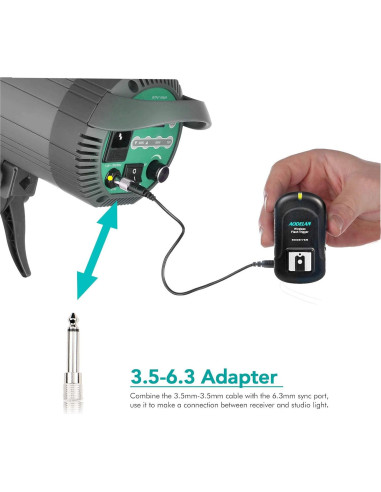 Conjunto Inalámbrico AODELAN FT-8 con 8 Canales y Rango 200m