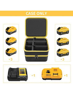 Funda de Almacenamiento para Baterías Dewalt 20V Max - Tanmqin 2