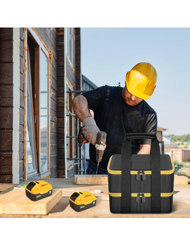 Funda de Almacenamiento para Baterías Dewalt 20V Max - Tanmqin