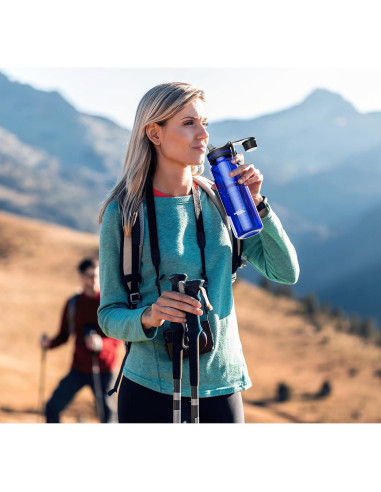 Botella de Agua Filtrada Membrane Solutions C3 1.06L ACF+UF