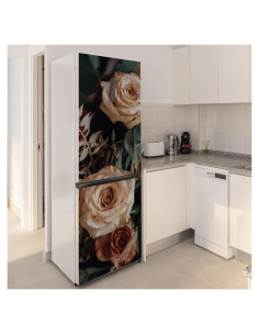 Calcomanía Floral para Refrigerador Flortlias Rosa Vintage 56x163cm