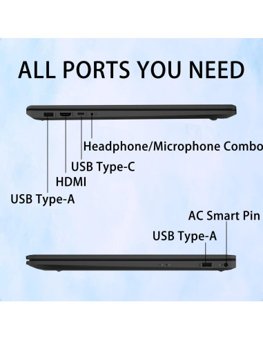 Laptop HP 17.3" FHD Antirreflejo AMD Ryzen 7 64GB RAM 2TB SSD