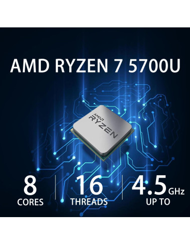 Laptop HP 17.3" FHD Antirreflejo AMD Ryzen 7 64GB RAM 2TB SSD