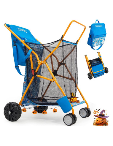 Carro de Playa Old Bahama Bay Azul con Bolsa Térmica 20L