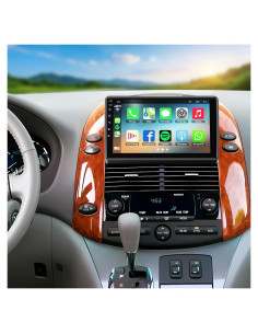 Estéreo de Coche Android 13 Inexaccessories 9" para Toyota Sienna 2004-2010