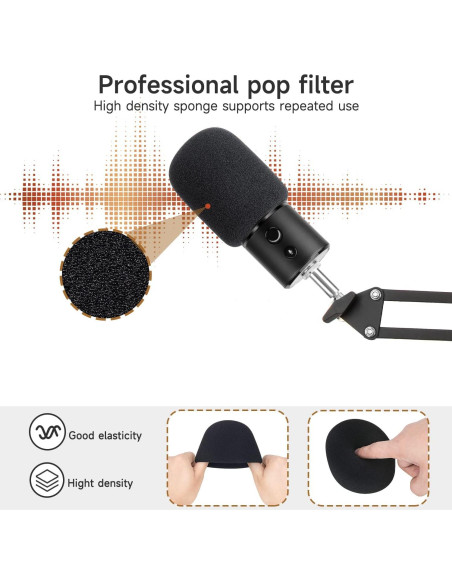 Soporte de Micrófono Razer Seiren X con Filtro Antipop Ajustable