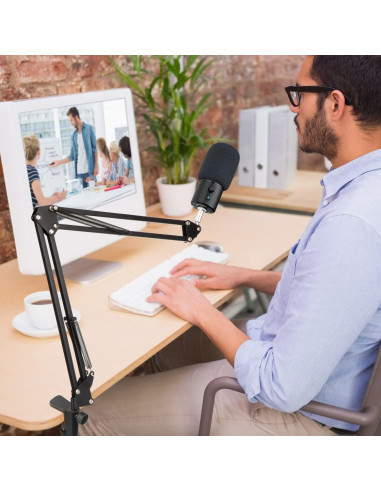 Soporte de Micrófono Razer Seiren X con Filtro Antipop Ajustable