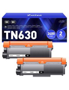 Cartucho de Tóner Compatible Zstint TN630 TN660 2-Pack Negro