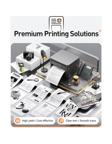 Cartucho de Tóner Compatible Zstint TN630 TN660 2-Pack Negro