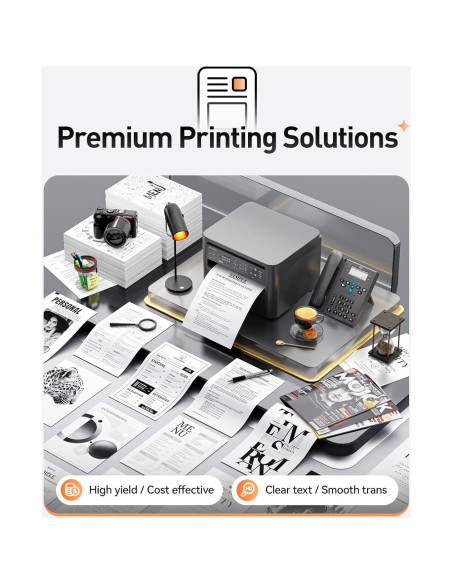 Cartucho de Tóner Compatible Zstint TN630 TN660 2-Pack Negro