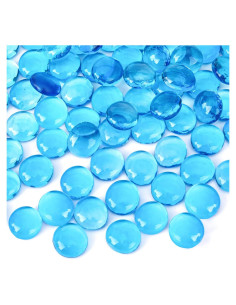 Canicas de Vidrio Planas FUTUREPLUSX 500PCS Azul 2,27kg