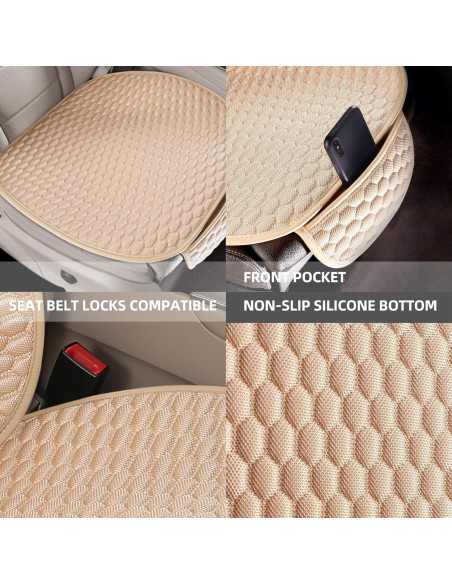 Funda de Asiento Delantera CAPITAUTO Beige Universal Transpirable