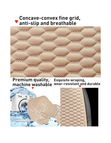 Funda de Asiento Delantera CAPITAUTO Beige Universal Transpirable