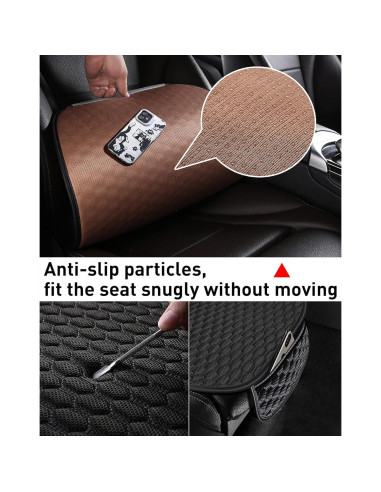 Fundas de Asiento de Coche CAPITAUTO Negras Universales