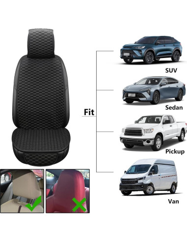Fundas de Asiento de Coche CAPITAUTO Negras Universales