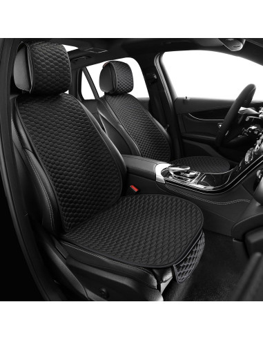 Fundas de Asiento de Coche CAPITAUTO Negras Universales