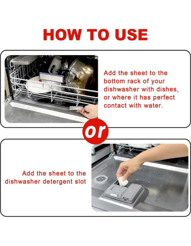 Hojas de detergente para lavavajillas Binbata 160 Cargas Pomelo