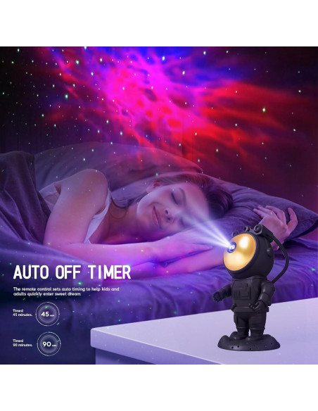 Proyector de Estrellas MYSTILUCK Astronauta LED con Control Remoto