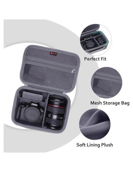 Funda Dura XANAD para Cámaras Sony Alpha y Canon - Gris